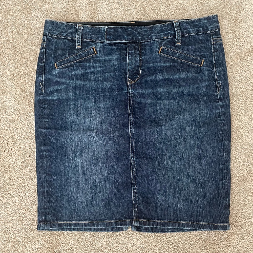 GAP Dark Indigo Denim Skirt